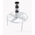 Lawn use Steel parasol base with three feets